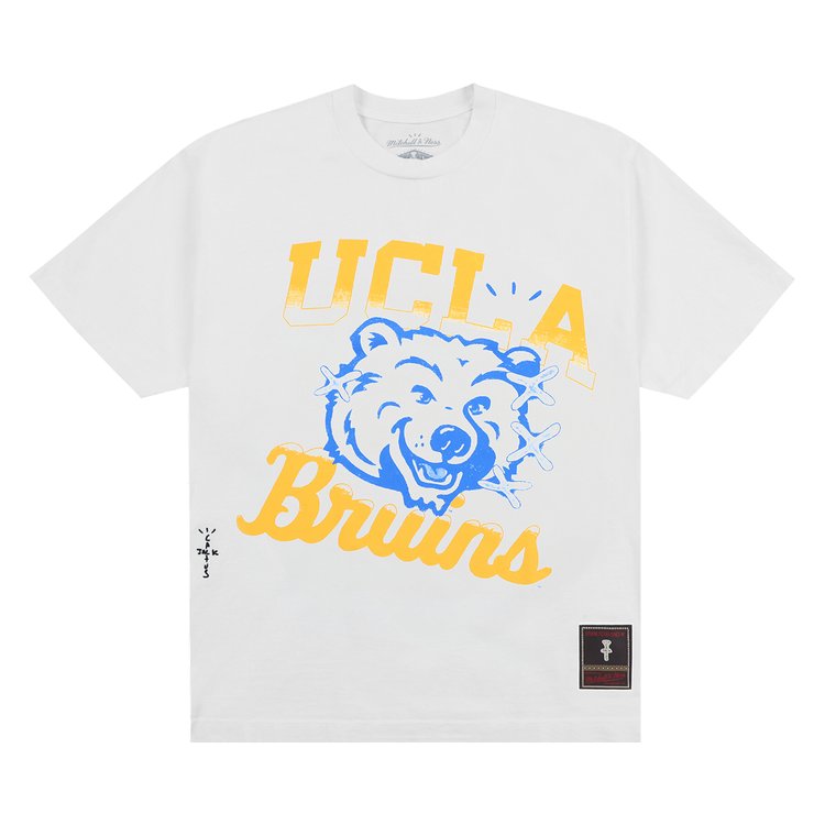 

Футболка Cactus Jack By Travis Scott Cactus Jack by Travis Scott x Mitchell & Ness University Of California, Los Angeles Handdrawn Tee, белый