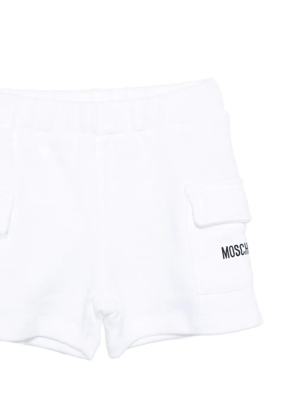 Комплект из шорт и футболки с логотипом Moschino Kids, белый — фото 3