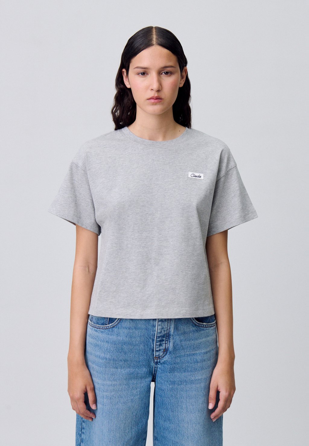 

Базовая футболка Claudie Pierlot, пятнистый серый