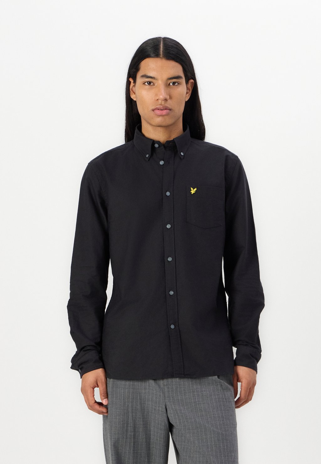 

Рубашка PLAIN SHIRT Lyle & Scott, черный