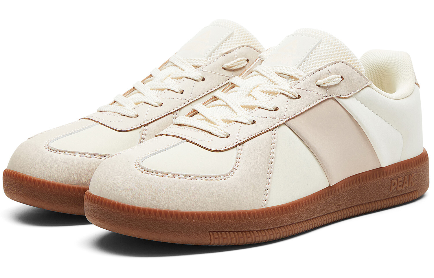 

Кроссовки PEAK Lifestyle Shoes Women's Low-top Off White/Khaki, белый/хаки