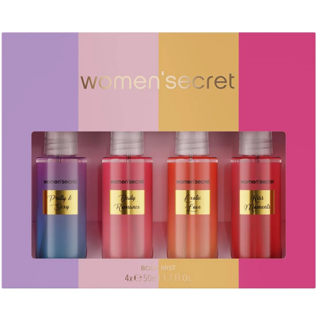 Подарочный набор спреев для тела «Senses» от women'secret Women'Secret