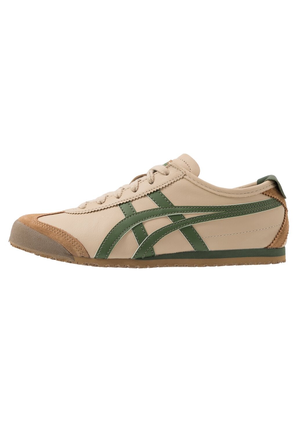 

Кроссовки Onitsuka Tiger Mexico 66, бежевый / травяно-зеленый