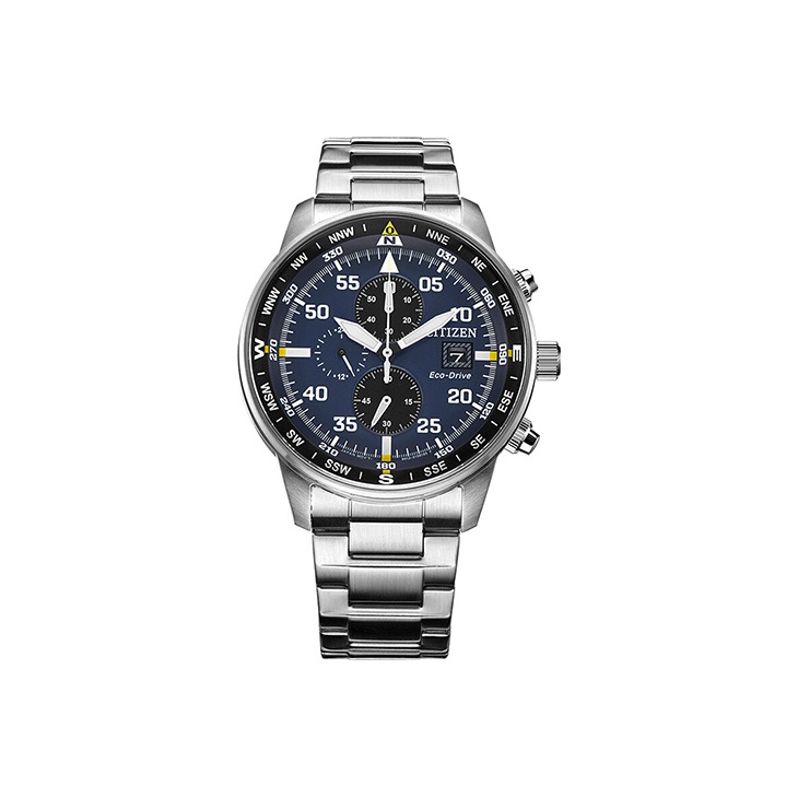 

CITIZEN Часы Ecology Drive Collection Light Powered Quartz Movement Stainless Steel Strap Watch Men's Watch Blue Dial, Blue