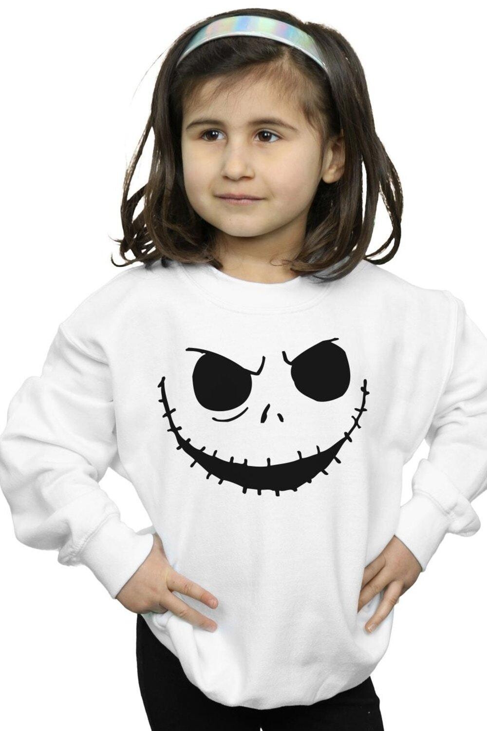 

Кошмар перед Рождеством Jack's Face Bold Толстовка Disney, белый