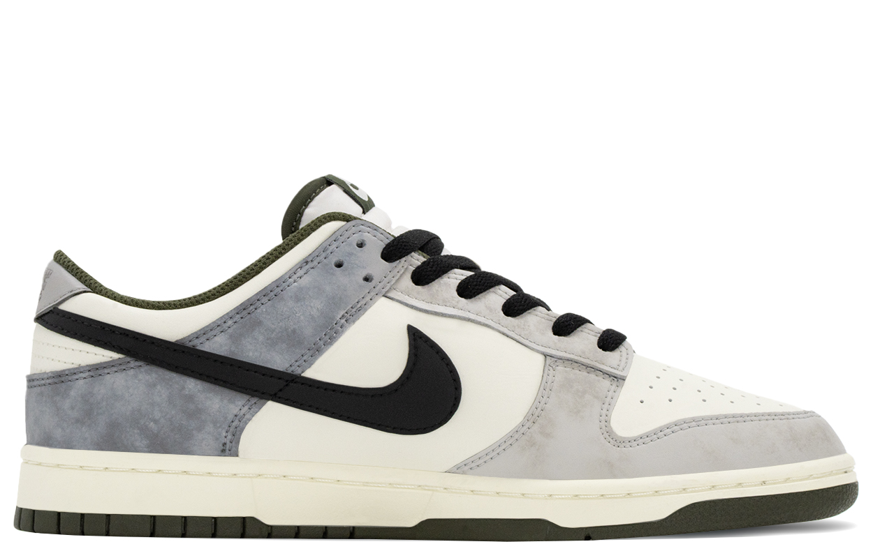Dunk Chinese Style, The Source Of Simplicity Абразивостойкие низкие скейтборд кроссовки мужские Black Gray White Nike, черный серый белый — фото 3