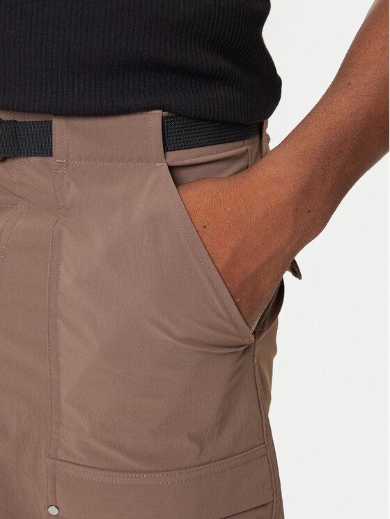 Шорты из ткани loose fit Premium Essentials Utility Cargo JW1081 Adidas, коричневый — фото 4