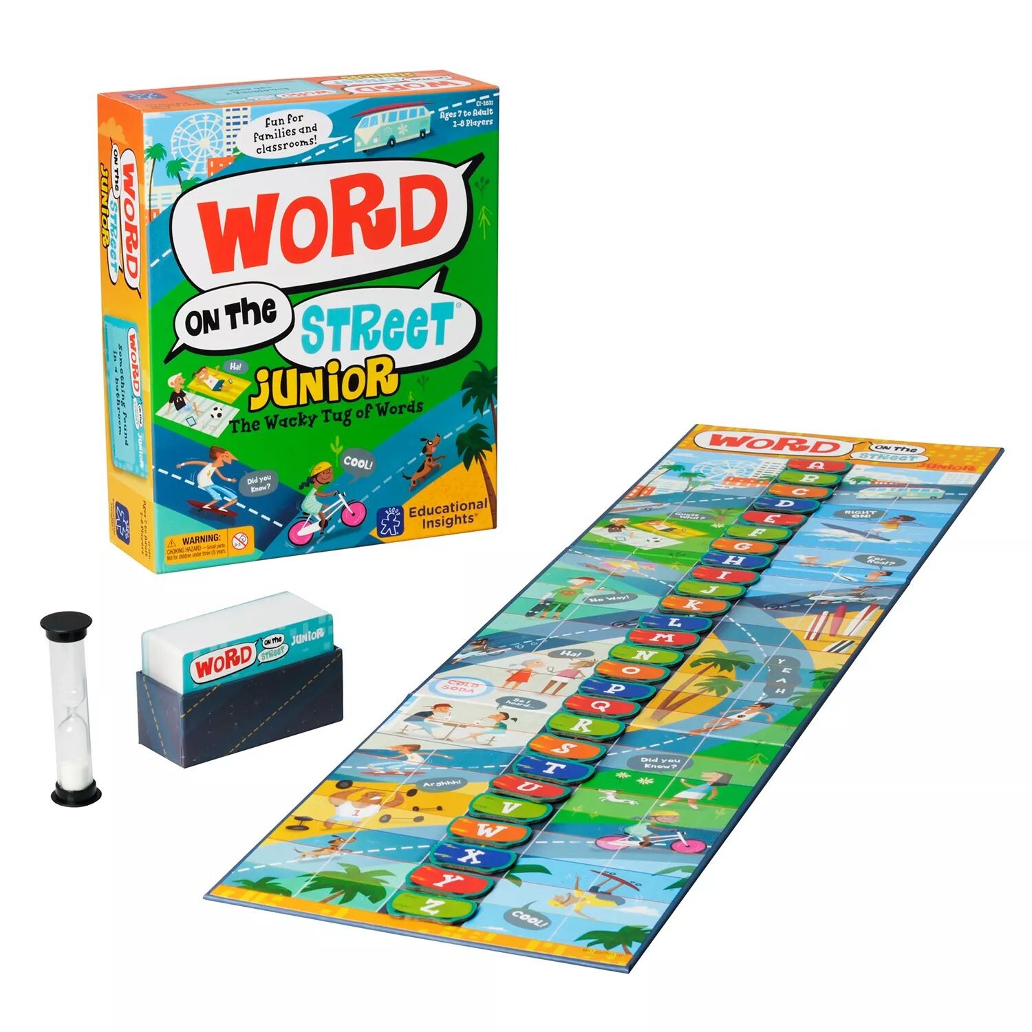 

Educational Insights Word ON The Street Настольная игра для детей Educational Insights
