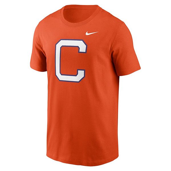 Мужская футболка Clemson Tigers Primetime Alternate Logo оранжевая Nike — фото 3