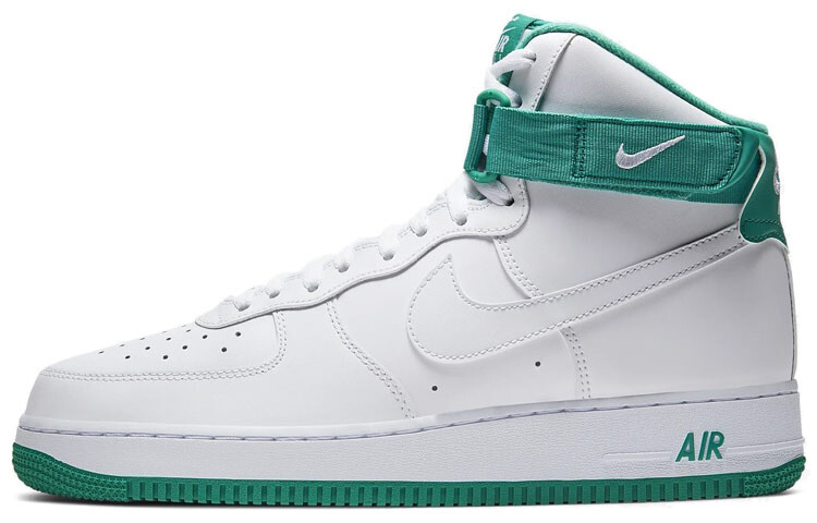 

Кроссовки Nike Air Force 1 High White Neptune Green, Серый, Кроссовки Nike Air Force 1 High White Neptune Green