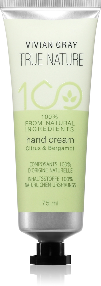 

Увлажняющий крем для рук с цитрусовыми и бергамотом True Nature Vivian Gray, 75 мл