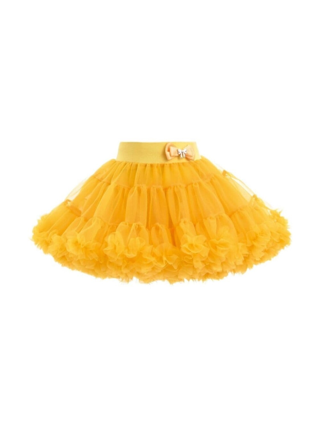 

Mimi Tutu юбка из тюля с бантом, желтый