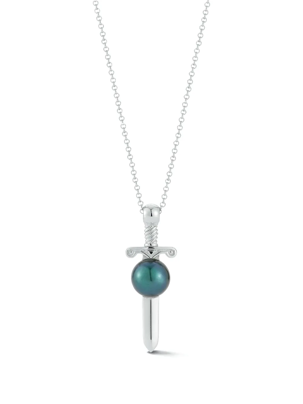 

Серебряное колье Sword с жемчугом Mateo, серебяный
