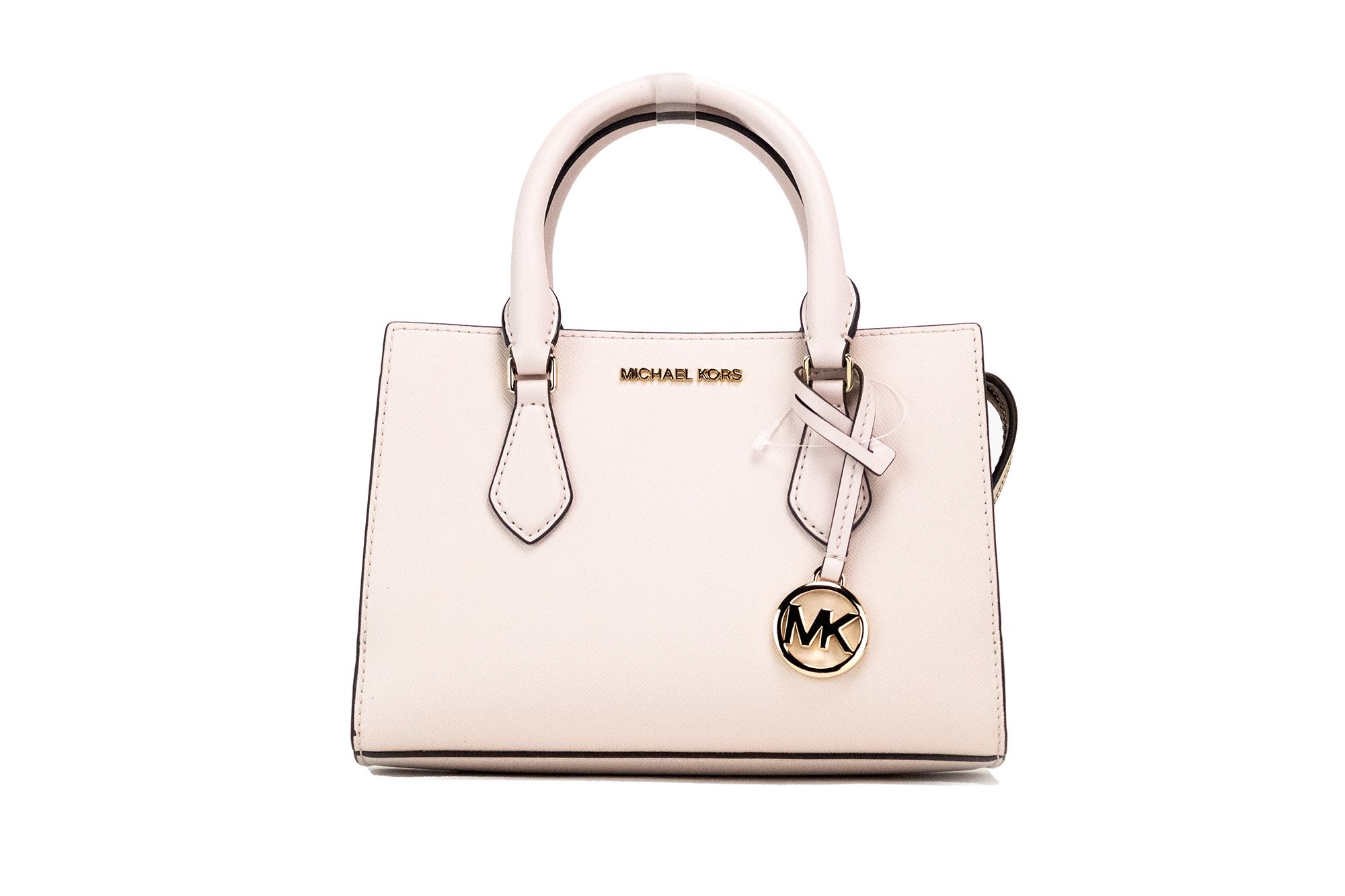 

Сумка-портфель Sheila Small Powder Blush из веганской кожи с центральной молнией Michael Kors