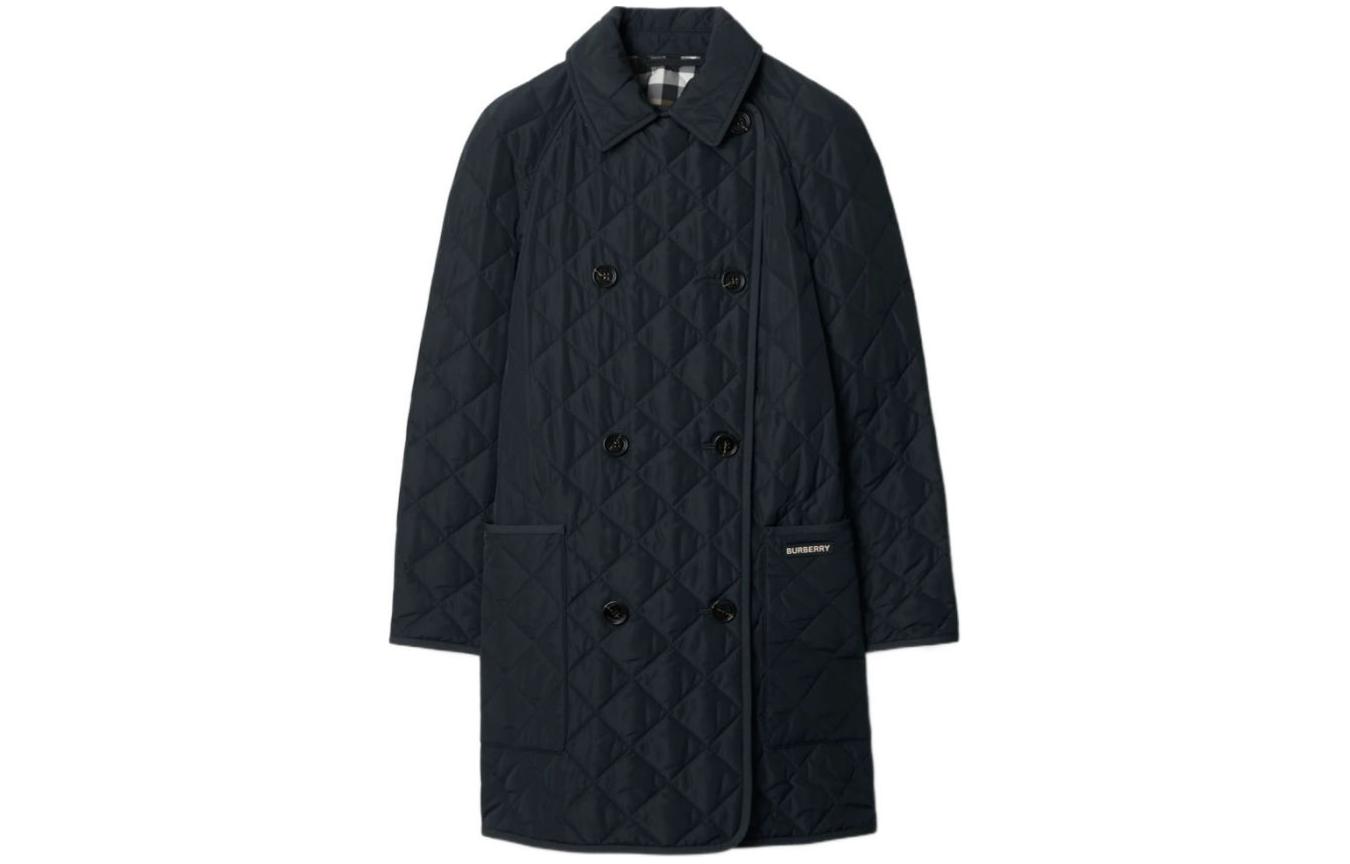Куртка Burberry, женская, сине-черный, Marine Black — фото 3