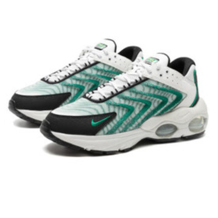 Кроссовки Nike Air Max TW Low Top для детей бело-зеленые черные возраст 3-7 лет — фото 4
