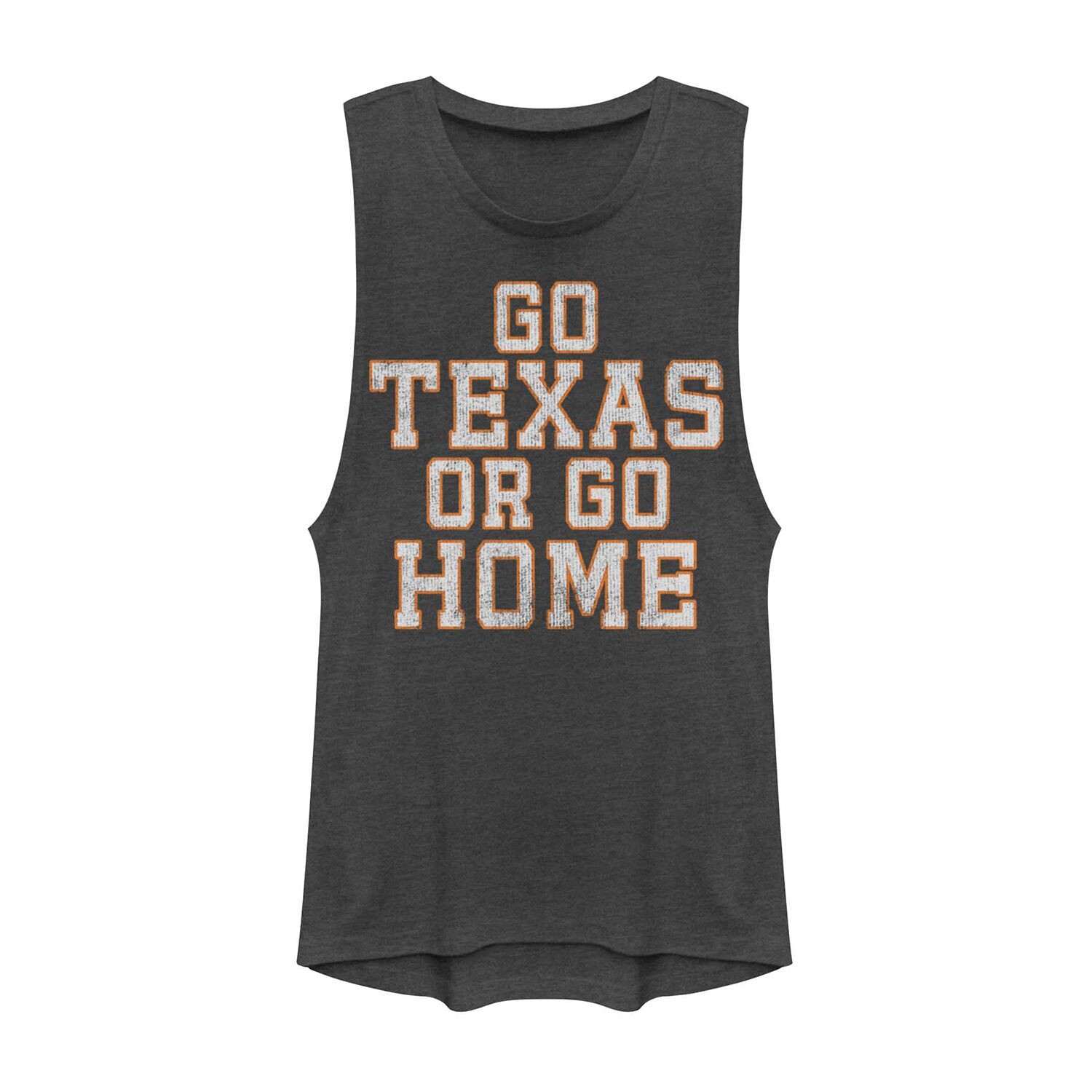 

Майка для мышц с графическим рисунком «Go Texas Or Go Home» для юниоров