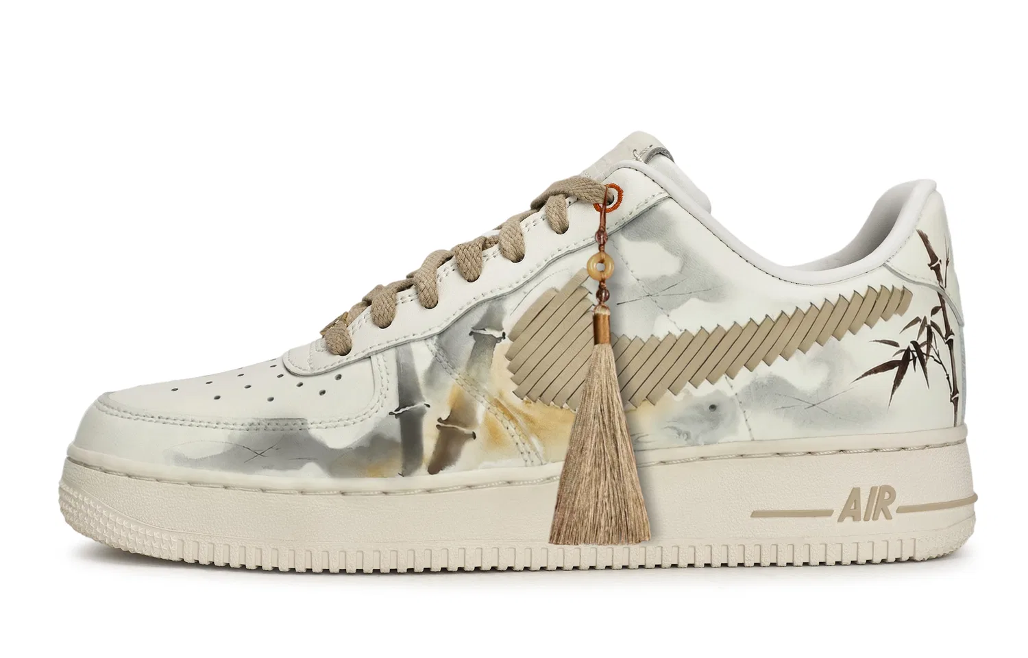 Кроссовки Nike Air Force 1 Low Beige Gray Brown — фото 3