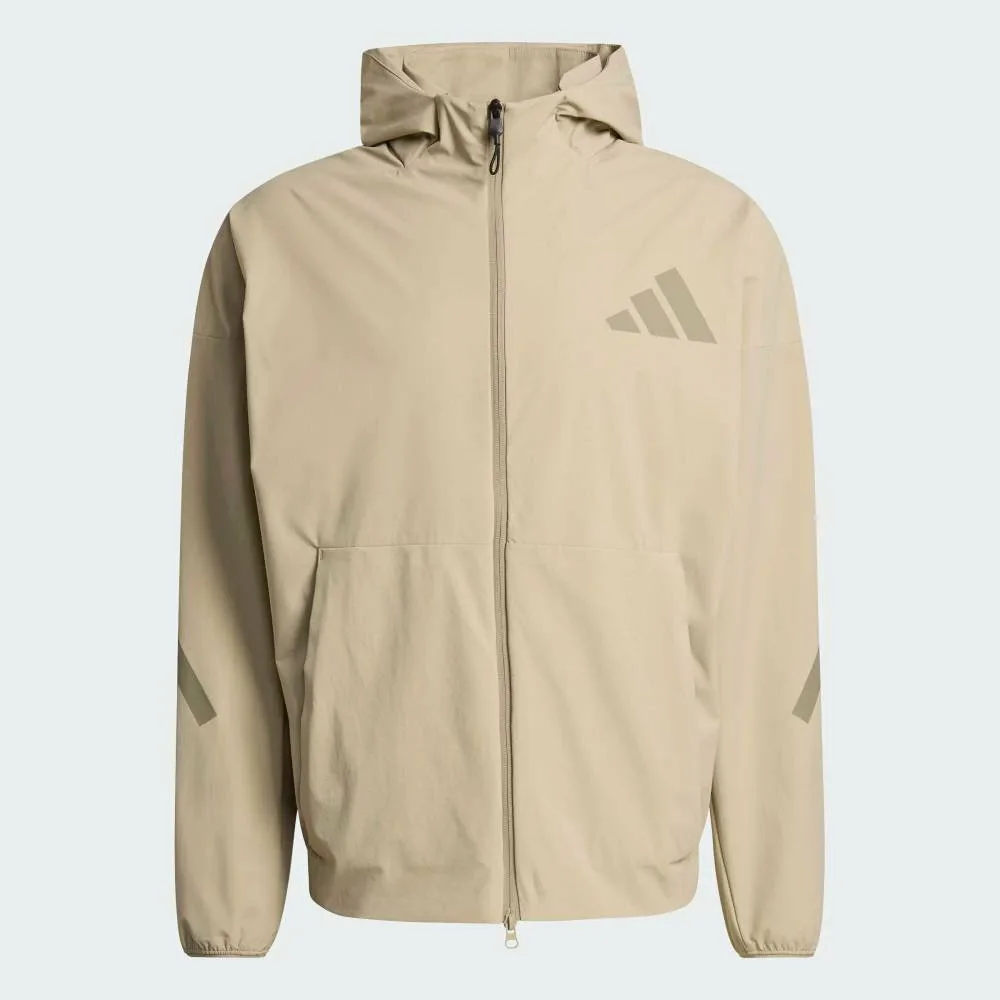 Спортивная куртка ZNE из тканого материала Adidas, brown — фото 4