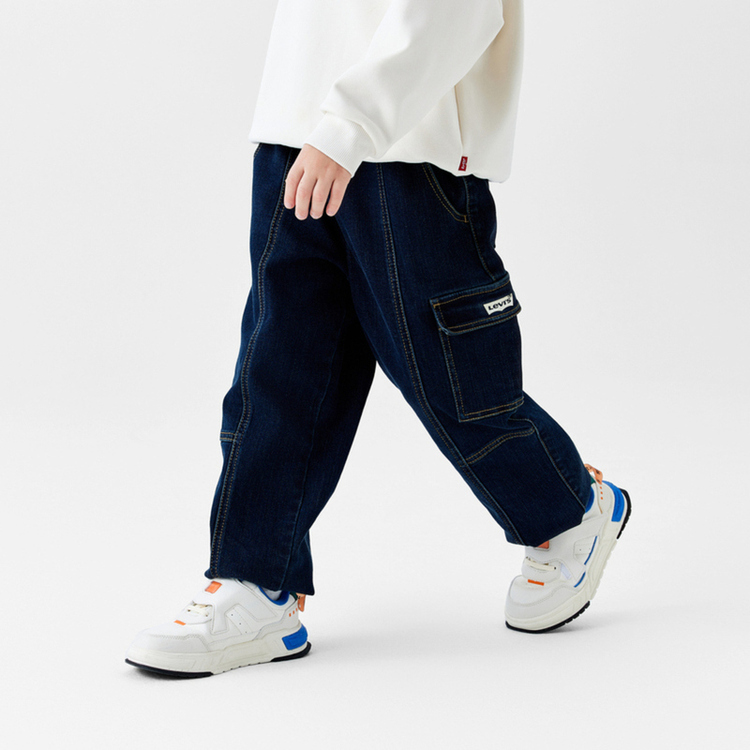 Levis Levi's удобные джинсы повседневные брюки lake bottom blue для подростков — фото 3