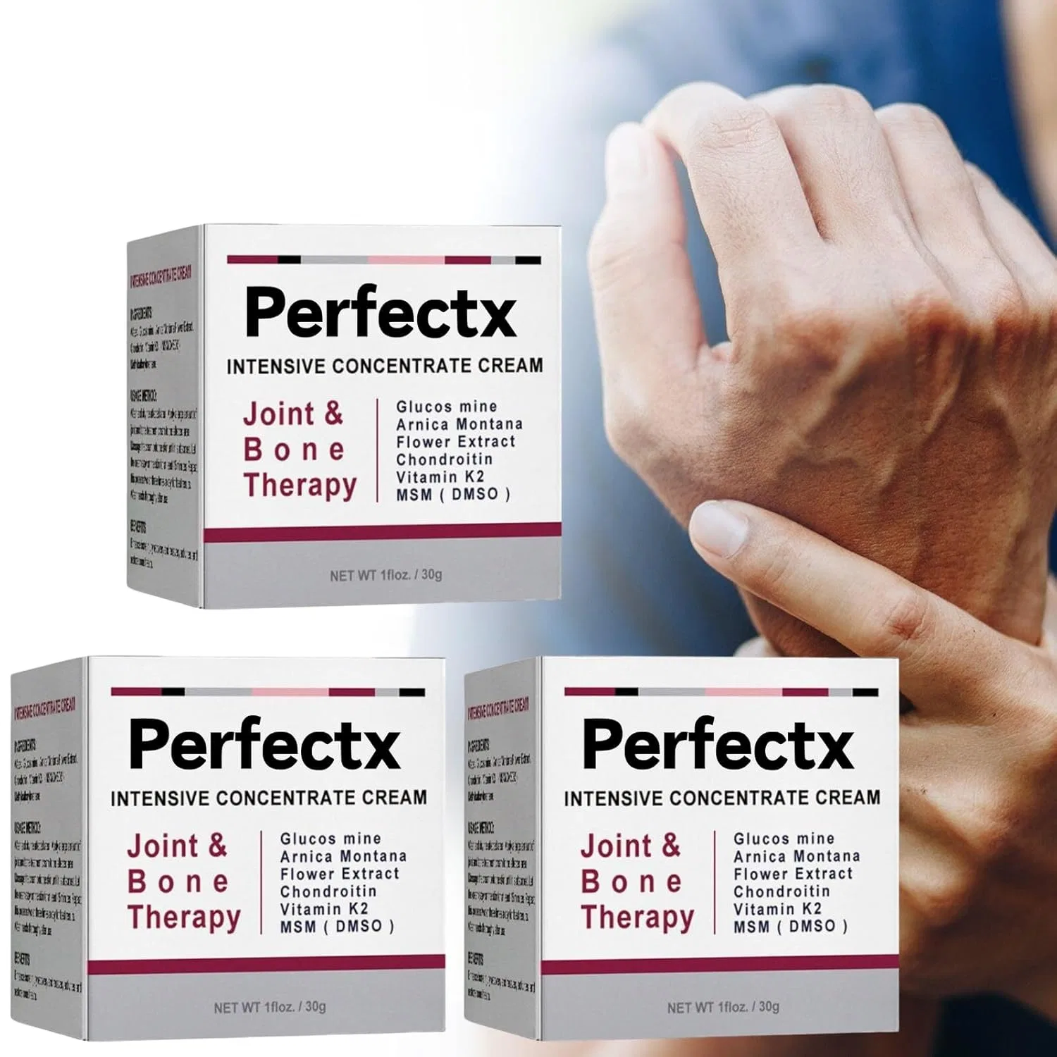 Крем для костей и суставов «Perfectx», 3 шт. Surllow