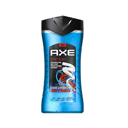 

Axee Shower Gel Sport Blast 3 In 1 250 мл - Освежающий гель для душа Axe/Lynx