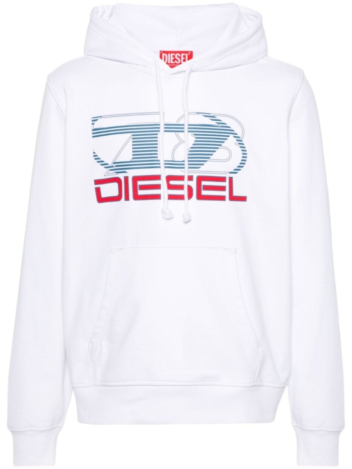 

Diesel худи S-Ginn-Hood из джерси, белый