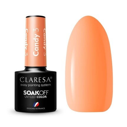 

Лак для ногтей Candy UV 5 мл - Упаковка из 3 шт Claresa