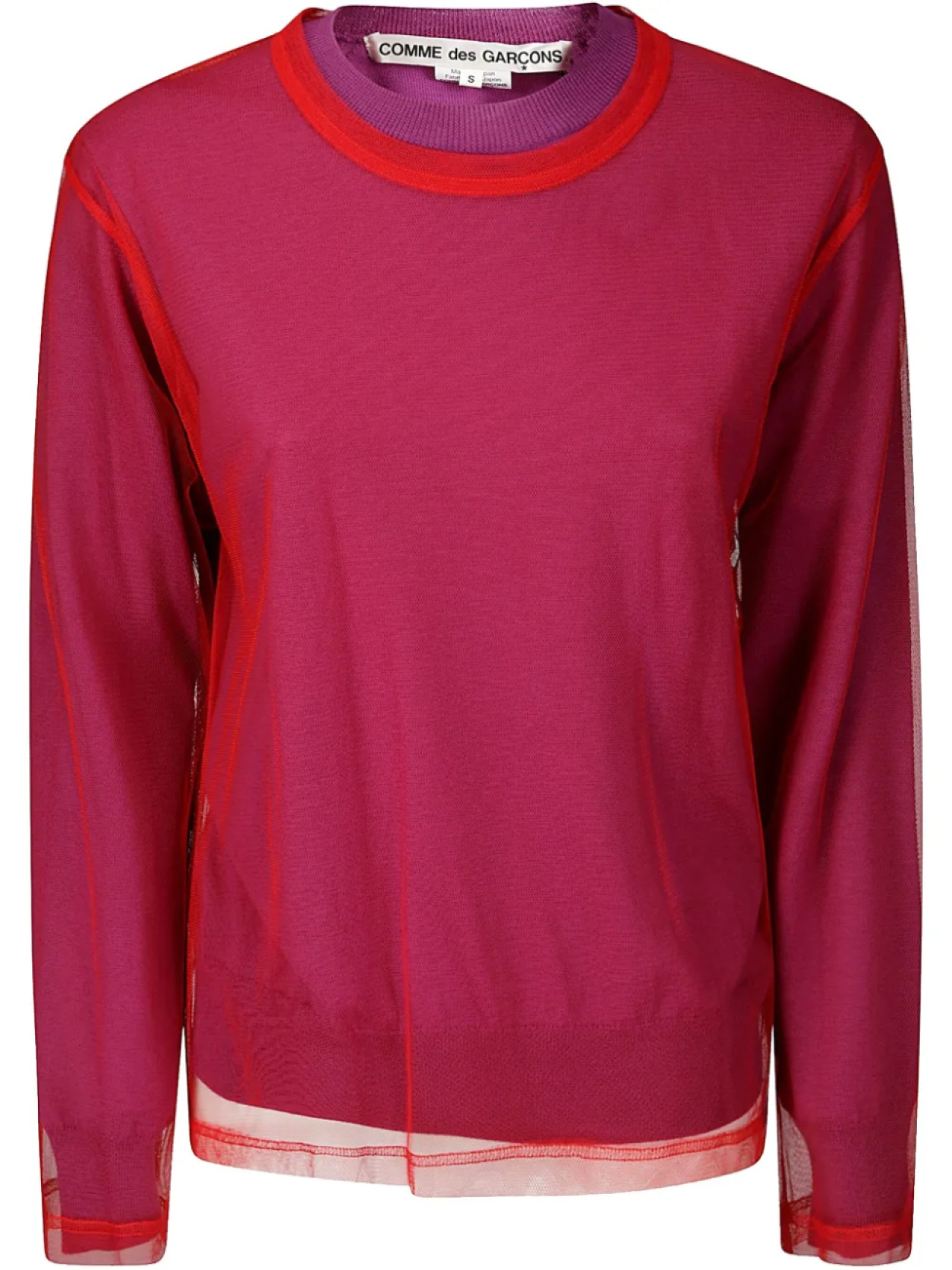 

Двухслойный топ Comme Des Garçons, фиолетовый