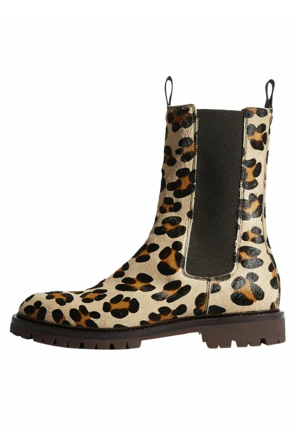 Ботинки wooster до щиколотки Scarosso, Leopard Print