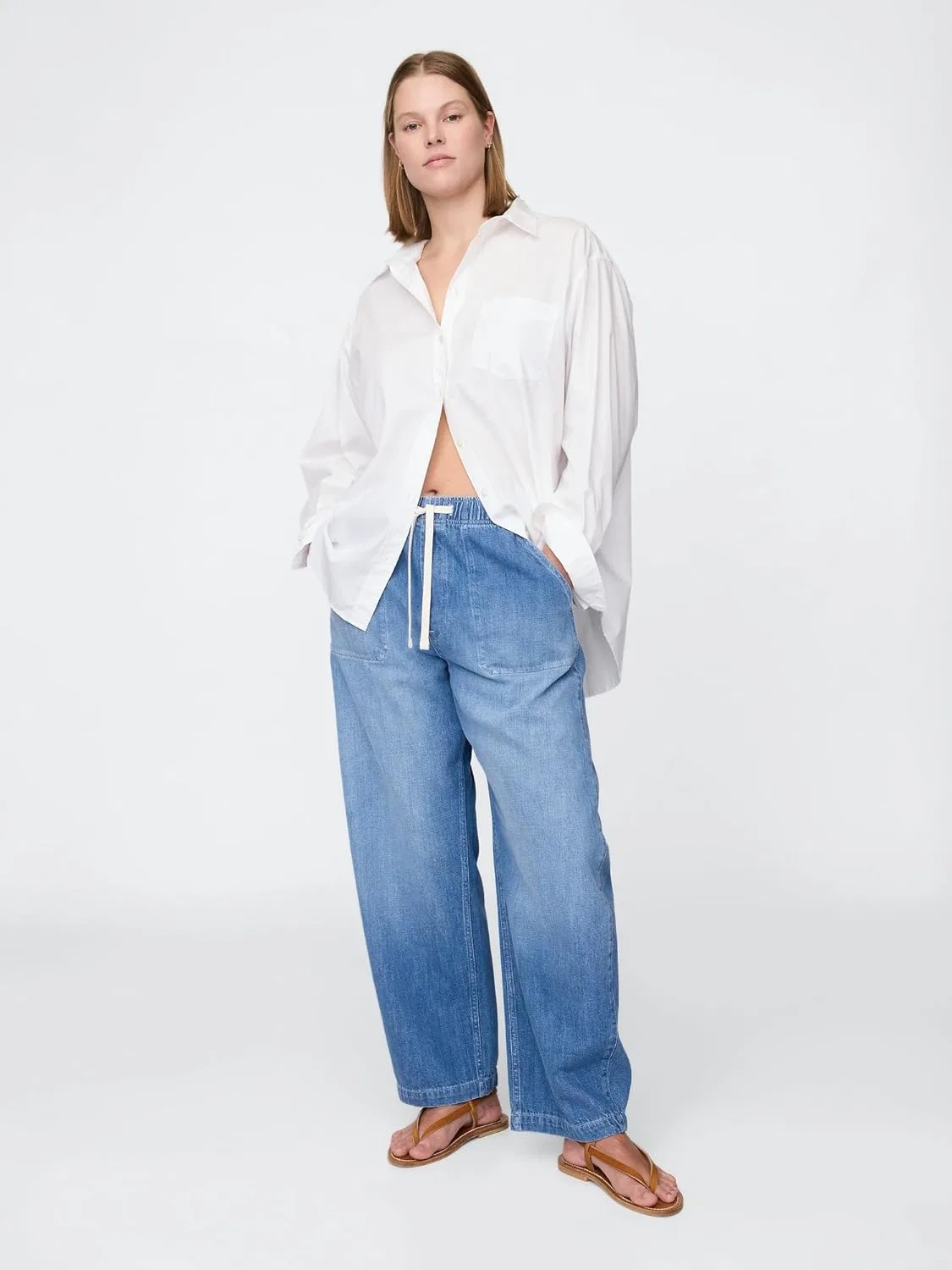 Джинсы GAP, Medium Indigo — фото 4