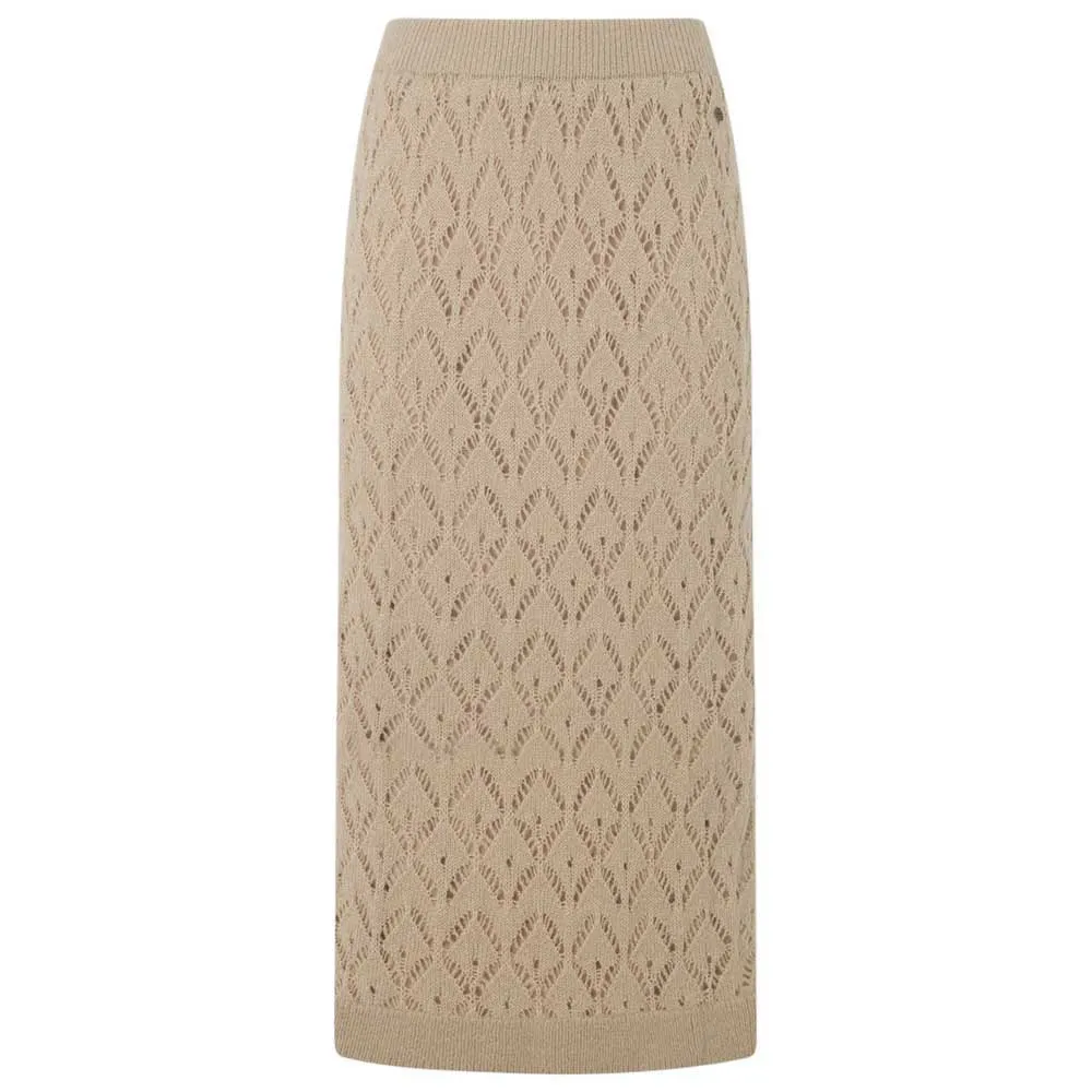 

Юбка Pepe Jeans Hailey midi skirt, бежевый