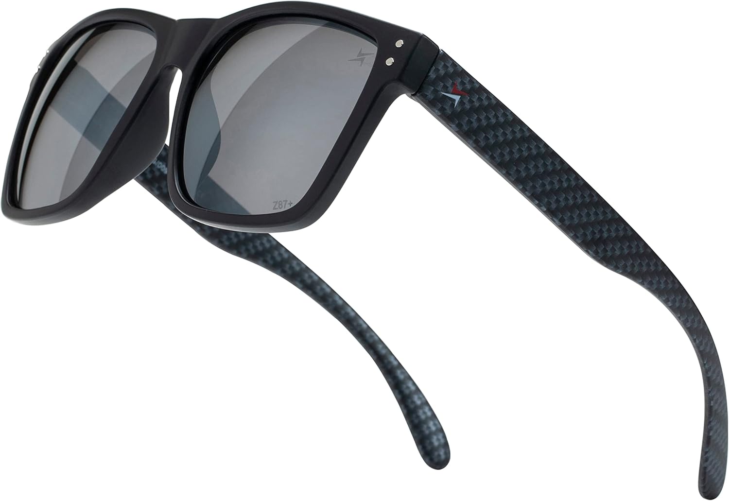 

Солнцезащитные очки X Power ANSI Z87+ Extra Large Weekenders с ударопрочными поликарбонатными линзами и оправой (производство Тайвань), 011 Black & Carbon Fiber Frame / Grey Lens