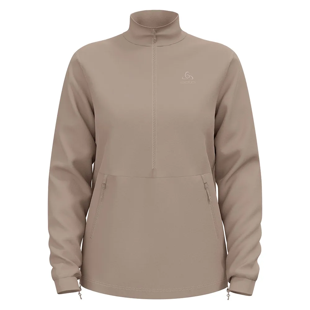 

Флис Odlo Essential 365 High Pile half zip, бежевый