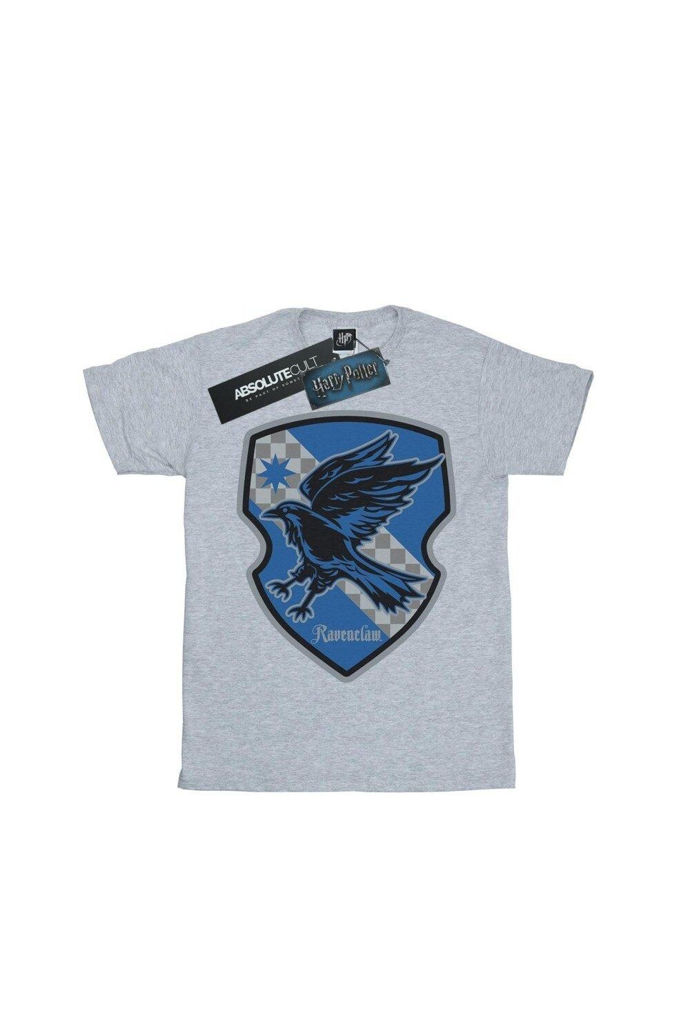 Хлопковая футболка на плоской подошве с гербом Ravenclaw Harry Potter, серый — фото 2