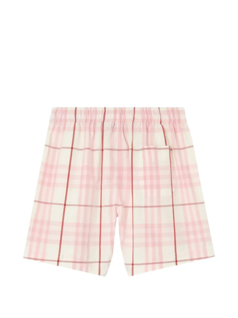 Проверьте хлопковые шорты Burberry Kids, розовый — фото 2