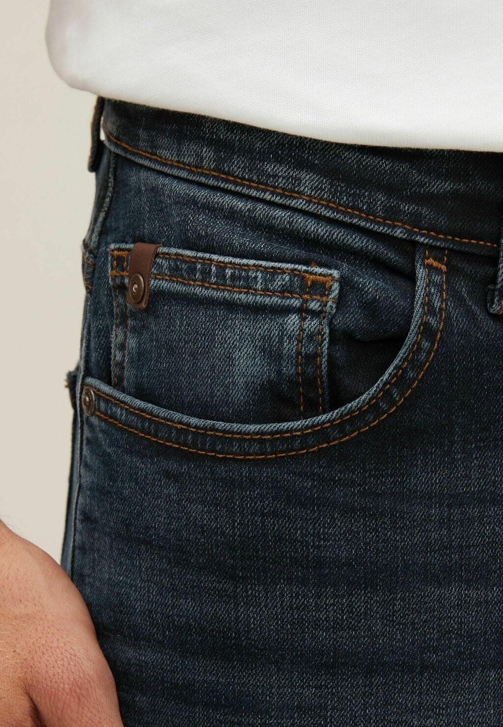 

Джинсы прямого кроя Cotton Stretch Next, синий