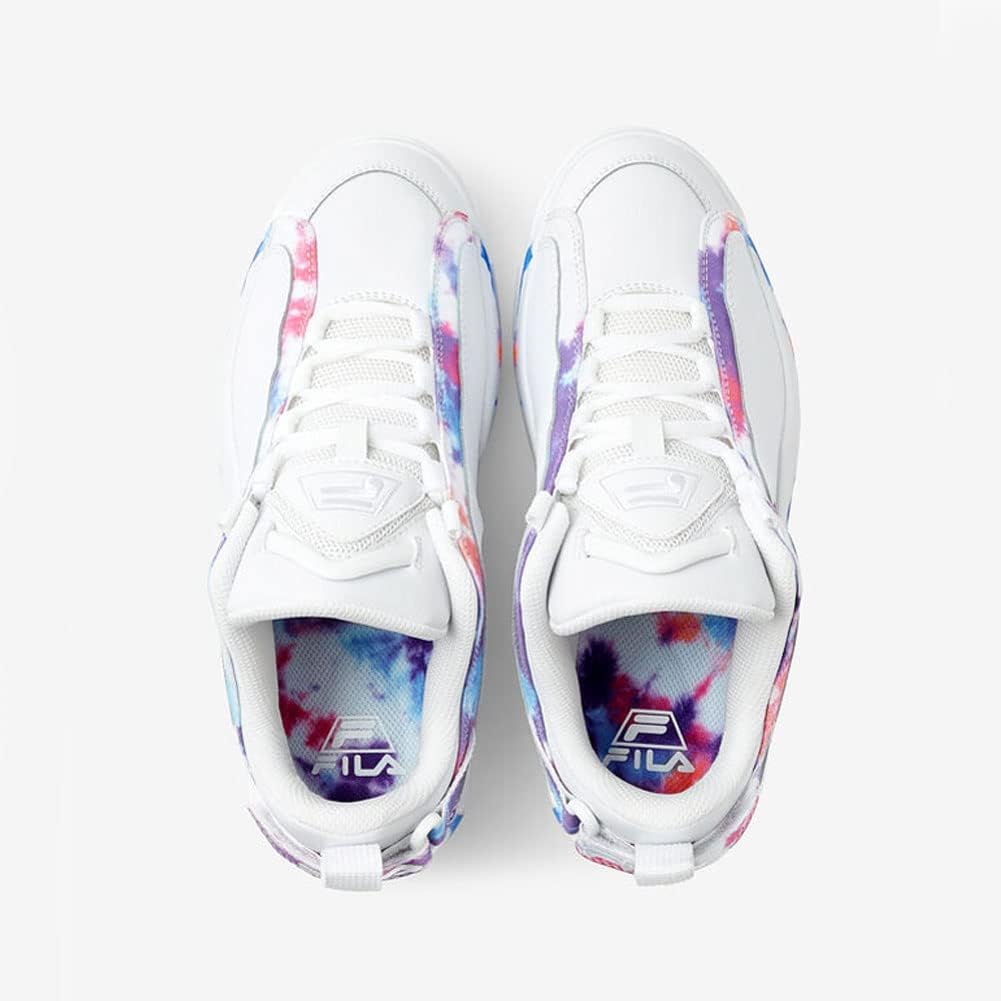Мужские кроссовки Fila Grant Hill 2 Low Tie Dye, белый — фото 4