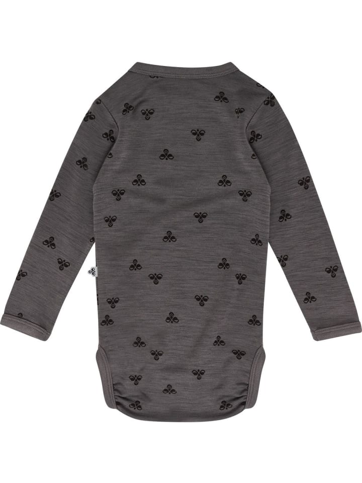 

Комбинезон для активного отдыха Mini Wool Body Longsleeve серого цвета Hummel