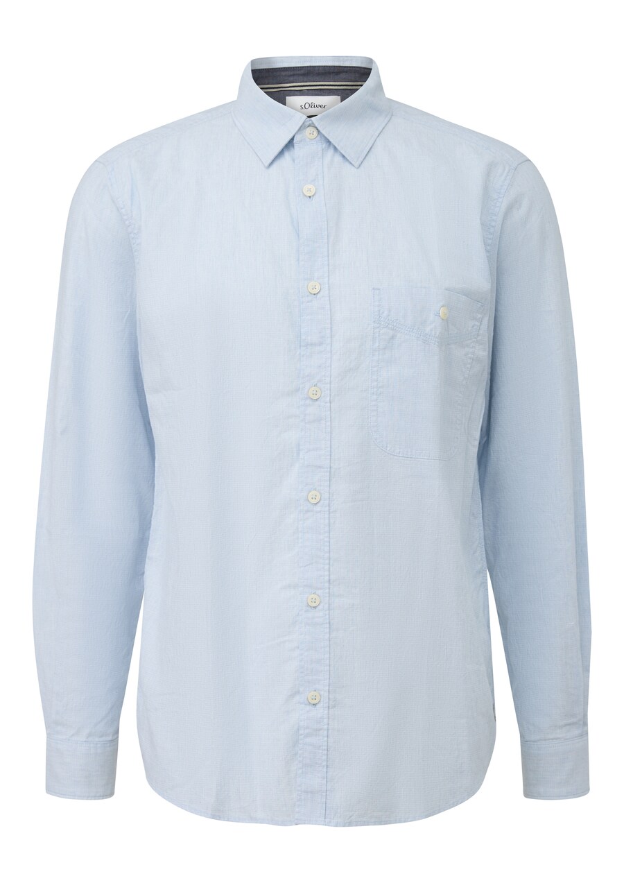 

Рубашка на пуговицах классического кроя s.Oliver, светло-голубой