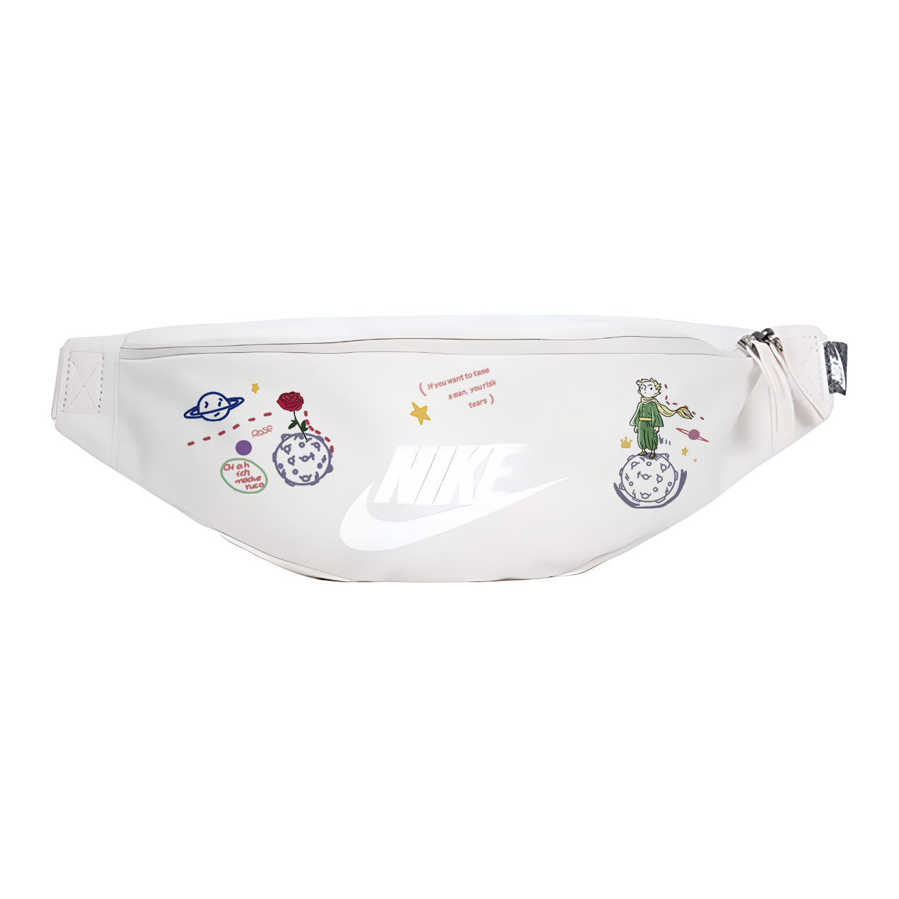 

Nike Тканевая кошачья повседневная поясная сумка через плечо унисекс светло-землистого умбрового цвета, Prince of the Planet