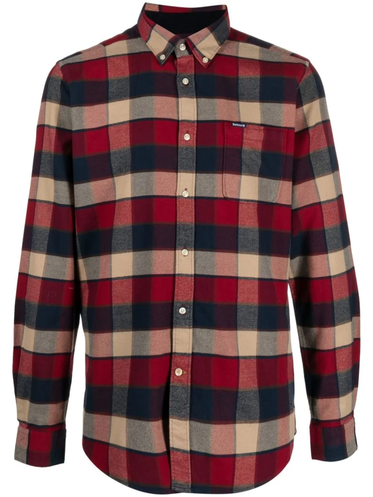 

Barbour рубашка в клетку, красный