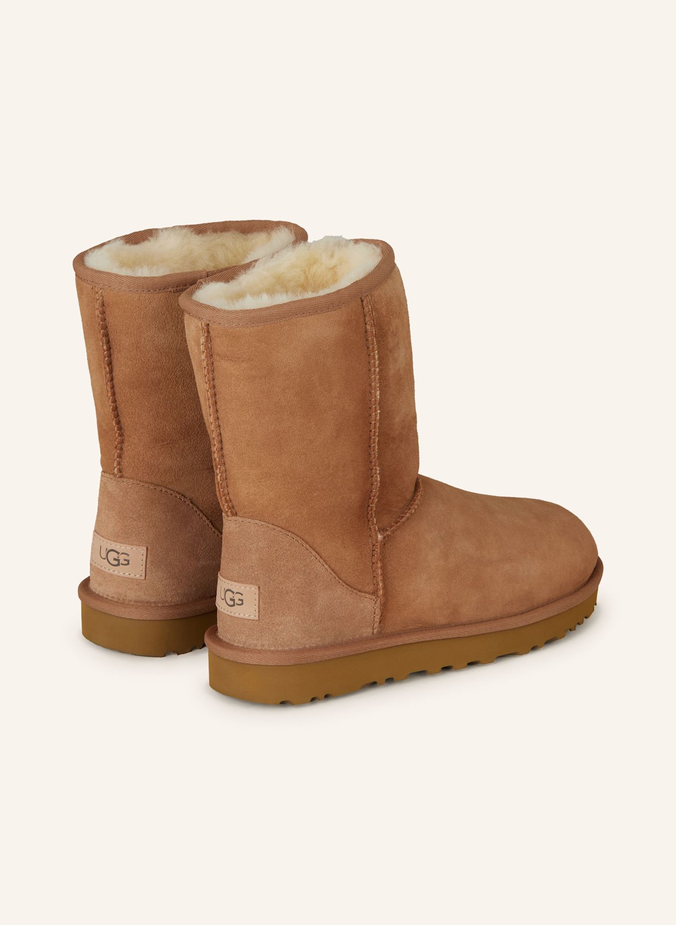 Сапоги классические короткие UGG, коричневый — фото 2