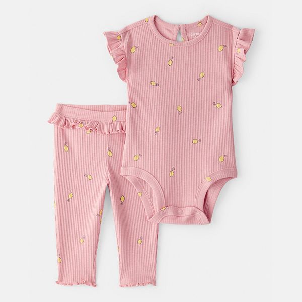 

Боди и штанишки Carter's с лимонным принтом Carter'S