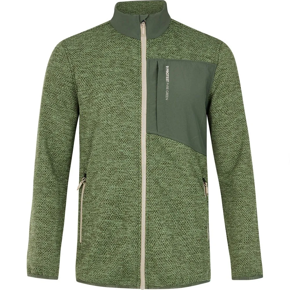 

Флис Protest Harper full zip, зеленый