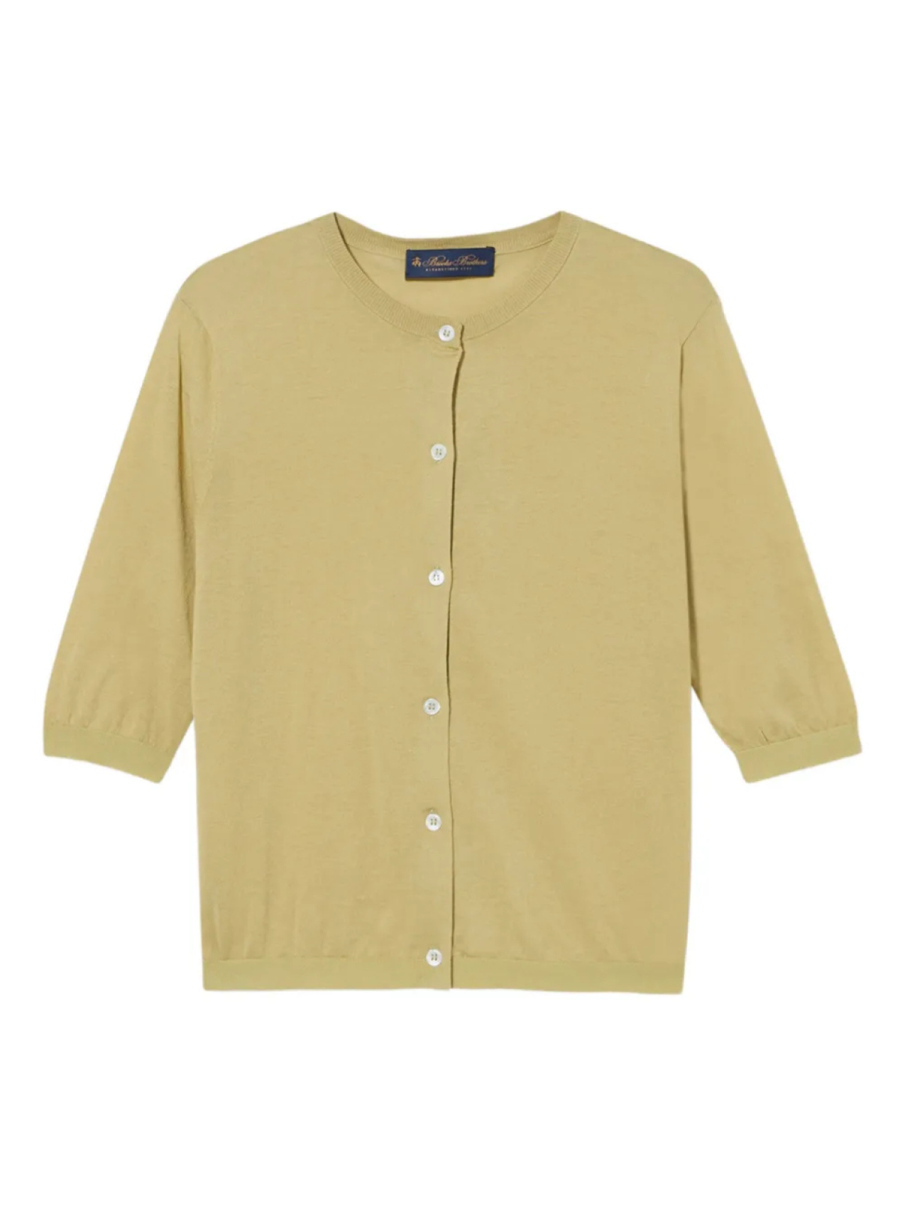 

Кардиган с укороченными рукавами Brooks Brothers, зеленый