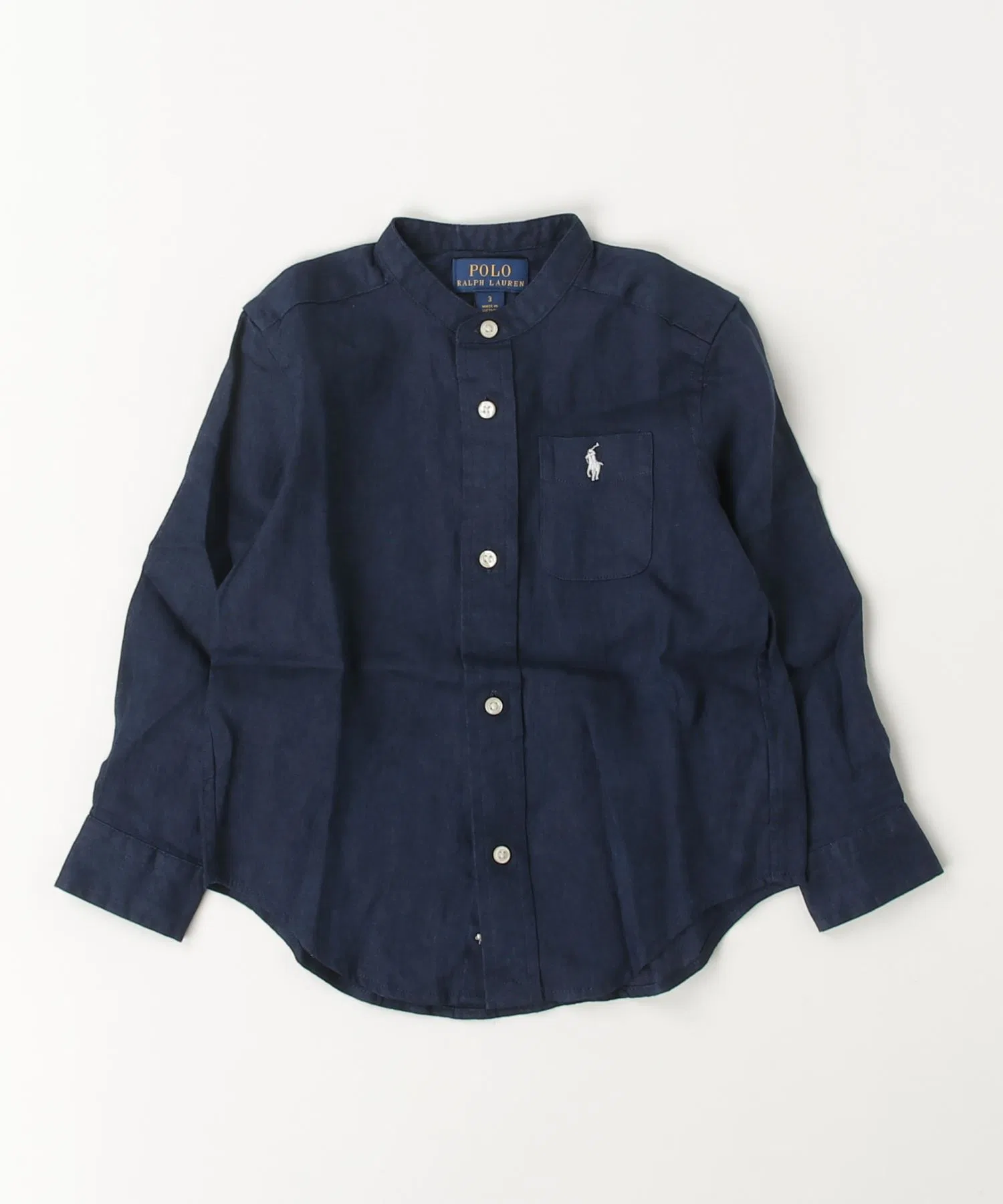 Детская льняная рубашка Polo Ralph Lauren — фото 3