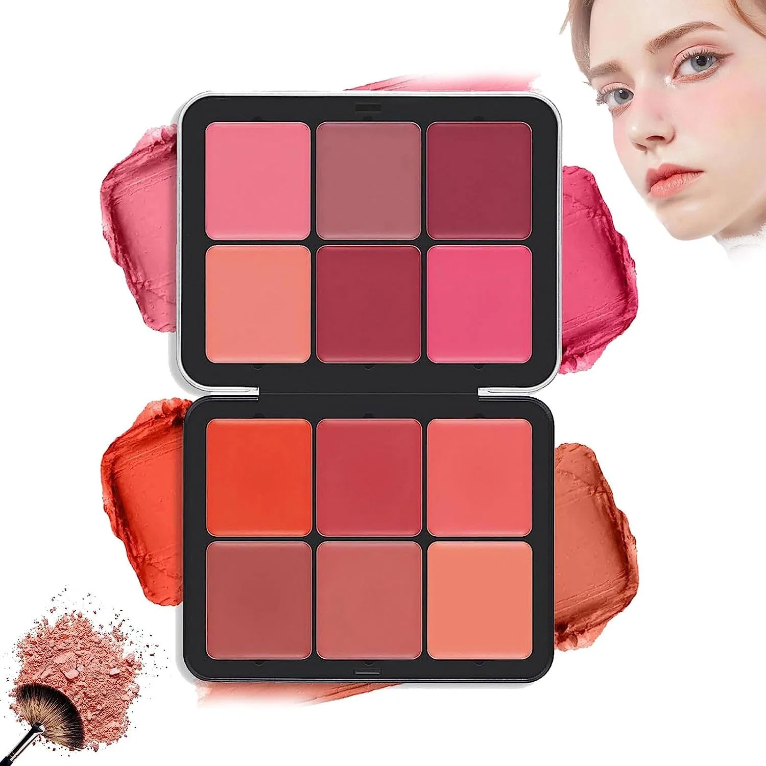 Палитра консилеров Carla Secret 12 оттенков Pelinuar, Blush
