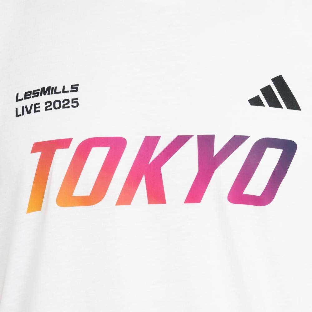 Майка LES MILLS LIVE TOKYO Event Adidas, white — фото 3