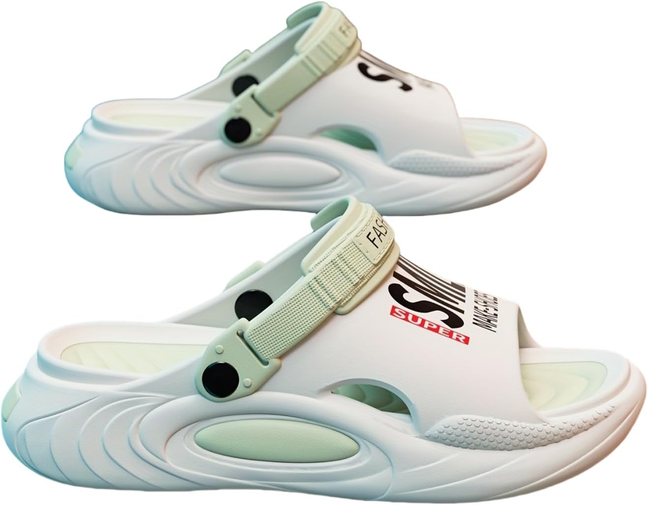 

Мужские модные спортивные сабо Hhhchpm, удобные для активного отдыха на улице, зеленый